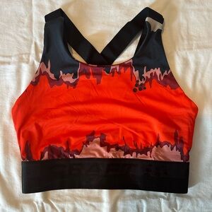 Craft Dynamic Red and Black Sports Bra
